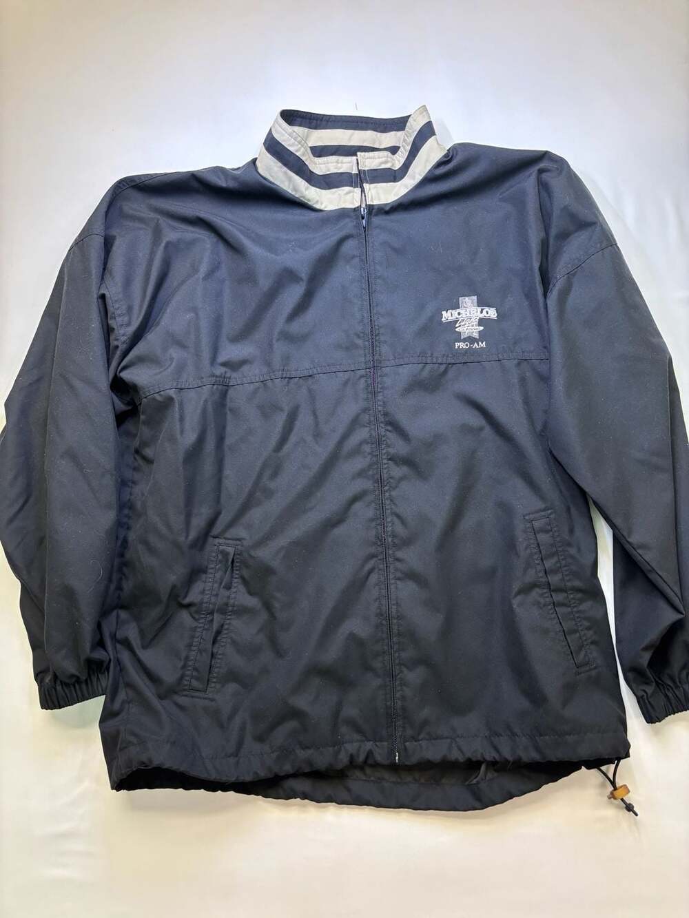 Cutter & Buck Michelob Light Classic Pro-Am Windbreaker Jacket Black XL